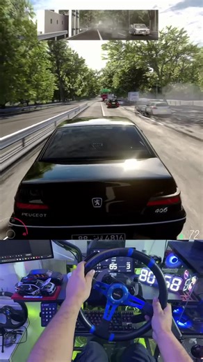 Peugeot 406 vs Golf 7R: A Sim Racing Showdown