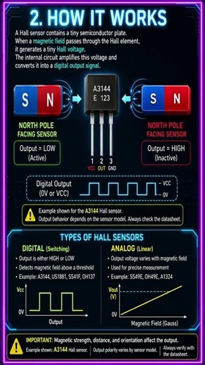 Hall Sensor How Magnets Create Signals