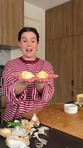 When the recipe calls for 1 garlic clove… #elephantgarlic | Making Milliestones