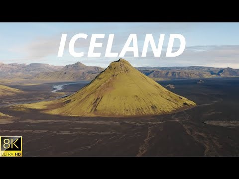 Iceland in 8K ULTRA HD – Relaxing Music & Scenic Nature
