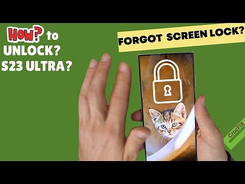 UNLOCK Samsung S23 ULTRA / Screen Lock PIN Password Pattern
