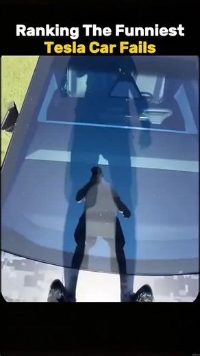 Ranking The Funniest Tesla Car Fails 😂 #funny #funnymoments #ranking #top5