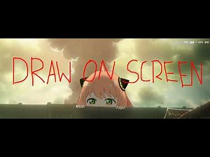 How to draw on screen