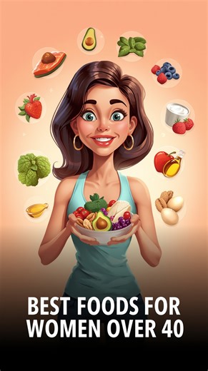 “BEST FOODS FOR WOMEN OVER 40” ‼ Best foods every woman over 40 should eat to boost energy, balance hormones, and age stronger 🌿✨ #WomenOver40 #HealthyAging #HormoneHealth #EatSmart #WomensWellness #NutritionForWomen #MidlifeHealth #HealthyLifestyle #shortreels #healthapta | Healthapta