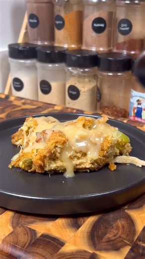 Southern Cornbread Dressing: Ingredients for Cornbread: • Butter, for greasing the baking dish • 3/4 cup cornmeal • 1 1/4 cups all-purpose flour • 1/4 cup sugar • 2 teaspoons baking powder • 1 cup milk • 1 egg • 1/4 cup melted butter Ingredients for Dressing: • 1 cup celery, diced • 1 green pepper, diced • 1 onion, diced • 1 cup chicken broth • 1 can cream of chicken soup • 1 can cream of mushroom soup • 1 can cream of celery soup • 1 cup Stove Top stuffing • 2 cups shredded chicken breast • 1 t