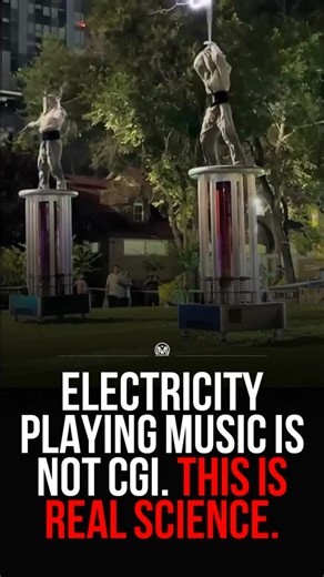 Millionaire Mentor on Instagram: "Music can be created using pure electricity through musical Tesla coils. By rapidly switching high-voltage electrical arcs on and off at precise frequencies, these sparks vibrate the surrounding air and produce real musical notes instead of random noise. The sound you hear is not coming from speakers. It is coming directly from the lightning itself. ⚡🎶 A computer or MIDI controller controls the timing of each electrical pulse, allowing melodies, chords, and eve
