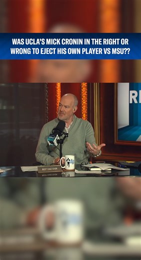 Crazy scene in East Lansing, Mick Cronin sent his own player to the locker room. Was that the right call or an overreaction? | The Rich Eisen Show