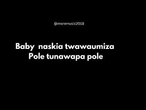 POLE ~ Ft. Mbosso x Ruby (Official lyrics video).
