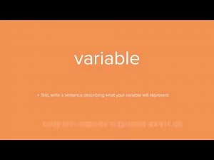 Introduction to Variables