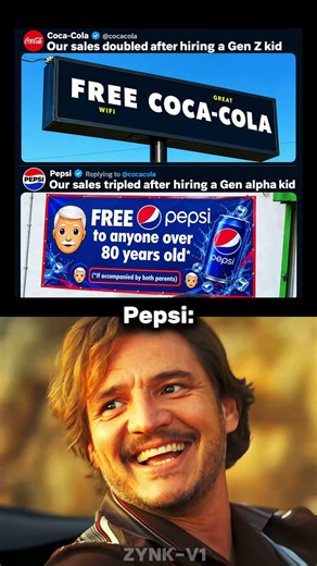 Coca-Cola and Pepsi sings💀