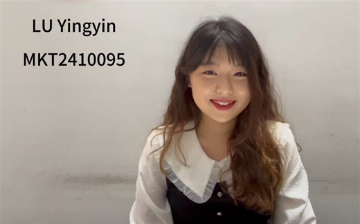 CUHK MKT video interview｜LU Yingyin｜MKT2410095