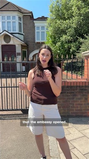 This North Korean embassy is in a really odd location