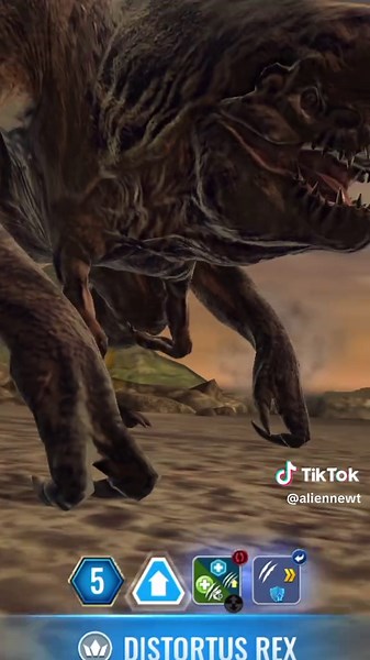 Distortus Rex: Teaser Trailer for Jurassic World Alive