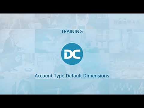 Set Up Account Types Within Default Dimensions | Business Central Training Centre