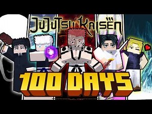 We Survived 100 Days in Jujutsu Kaisen Modulo [5 Friends]