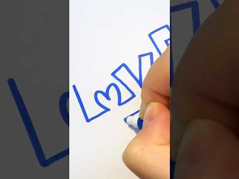 Cute and Simple Drawing Idea 💙🩷 | Step-by-Step Art Tutorial