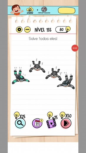 Brain Test 1 - Nível 155 (Português, completo)