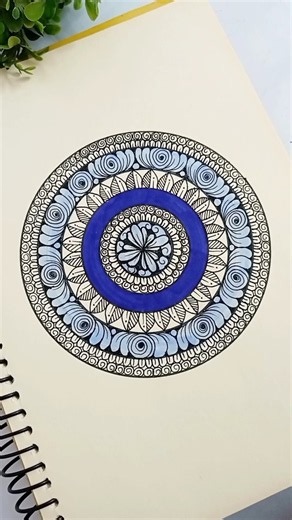 Mandala 🌿 Art for Beginners 🥰#yoodelhi #art#drawing # #mandalalove#satisfyingart #mandala#mandalaart
