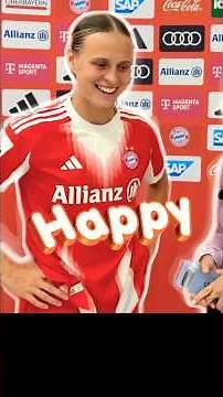 interview Klara Bühl ❤️⚽️ Allianz Arena Bayern Munich Women Leverkusen DFB Frauen Bundesliga Fußball