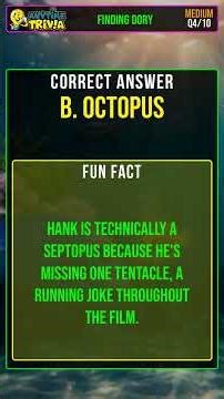 Finding Dory Trivia #Shorts