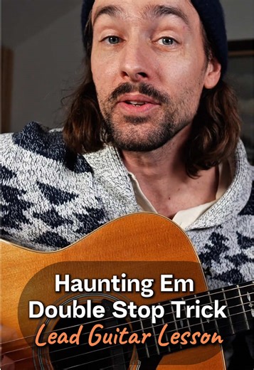 Level up your lead guitar! 🎸 This Em double stop trick adds depth, flair, and that pro touch to your solos—perfect for riffs that really shine. #Guitarist #LeadGuitar #GuitarLesson #Guitar #Music