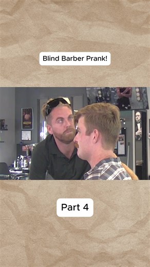 Blind Barber Prank! #vlog #troll #prank #viral #fyp | prank