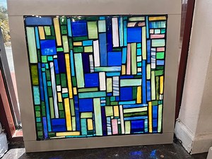 Mosaic Glass Abstract - Etsy