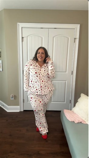 Get them here 👉🏻https://liketk.it/5sZlU I found the most amazing buttery soft pajamas at Walmart and they’re SO affordable! Plus size friendly, cozy, and perfect for fall nights. You have to feel them to believe it- trying them on so you can see for yourself 💕 #WalmartFinds #PlusSizeStyle #CozySeason #Joyspun #AffordableFashion #PajamaTryOn #WalmartFashion #BodyPositive #ComfyAndCute #FallFavorites | Missgreeneyes1516