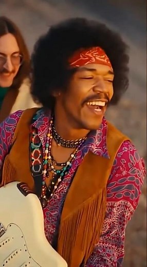 Jimi Hendrix Jams With John Lennon & Charlie Watts in Mount Rushmore late 60's #hendrix #lennon