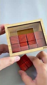 How do you fit six square pieces into a box? #Puzzles #IQ #iqtest