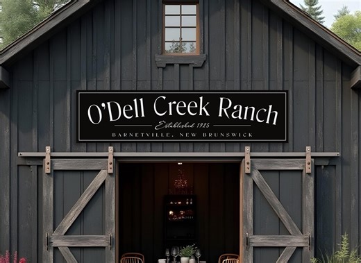 Metal Outdoor Barn Sign, Custom Metal Sign, Family Name Signs, Ranch Sign, Large Barn Signs, Weatherproof Sign, Rusted Metal Sign - Etsy