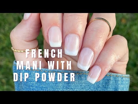 EASY French Manicure With Dip Powder | GIVEAWAY | Revel Nail