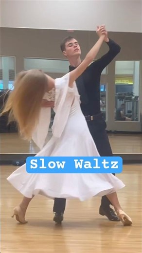 Slow Waltz Figures | Quick Open Reverse | Chasse Roll | Hover Corte ❤️ #dance#slowwaltz#waltz