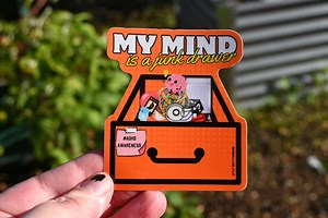 My Mind is a Junk Drawer Sticker, ADHD Sticker, ADHD Awareness, ADHD Humor, Funny Sticker, Mental Health, Stickers - Etsy