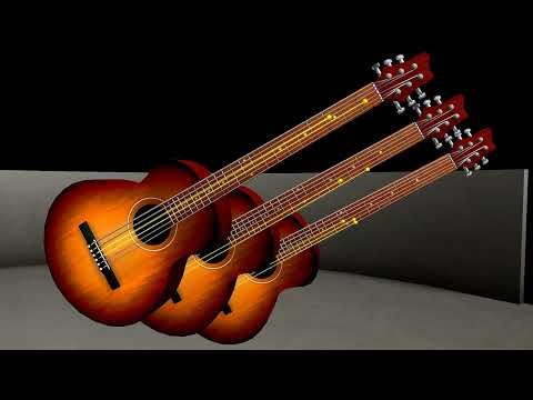Malaguena for 3 twelve string guitars