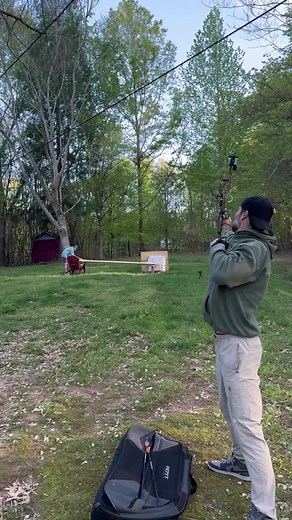 Trick shot day 331🦌🦌🦌Lots of creativity here!!!! Big shout to our contractor for always letting use the scraps for trick shots! This was designed by Baylor🔥 Video by Chapel, Arrow retrieval by Beckett💪💪 @Hoyt Archery Inc. 🦆🦌Let’s goooooo! #trickshot #hoyt #hoytarchery #archery