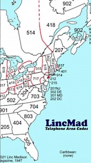 The Origin of Area Codes