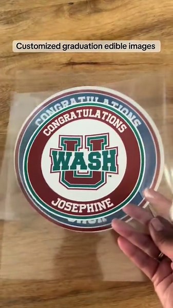 Custom University Logo Edible Cake Topper: Graduation Cake Image - Etsy