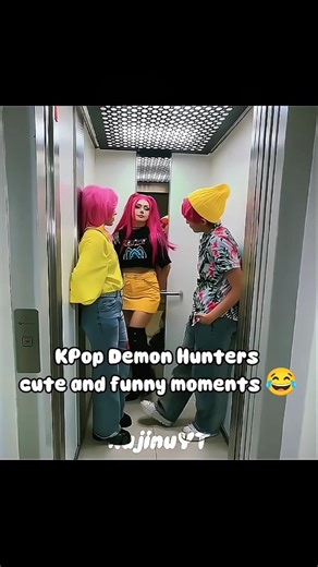 Kpop Demon Hunters cute and funny 😂 pt15 #kpdh #kpopdemonhunters #cosplay #jinu #rumi