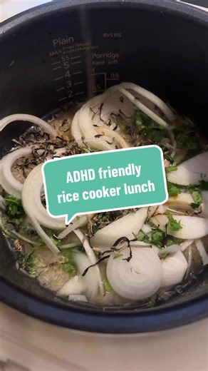 ADHD Friendly Rice Cooker Lunch Recipe