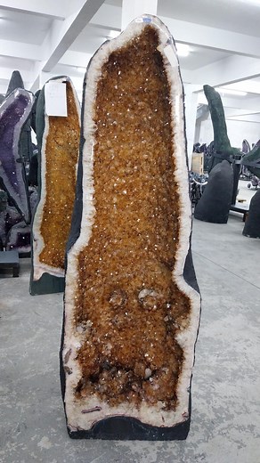 43” Tall CITRINE Cathedral Natural BIG Crystal Geode**** - Etsy