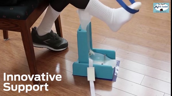 Original AFO Assist - Independent AFO & Shoe Donning Aid (Foot Funnel Included) for Neurological & Orthopedic Conditions, Easy to Use, Therapist-Recommended