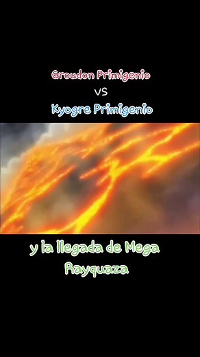 Batalla Épica: Groudon vs Kyogre y la llegada de Rayquaza