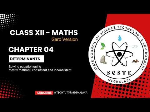 Class XII |Maths|Chapter04 |Solving equations using matrix method, consistent & inconsistent| Part02