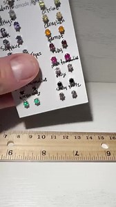 3mm Gemstone Stud Earrings, Sterling Silver, Birthstone Jewelry - Etsy