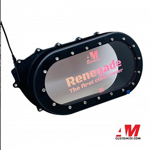 AM custom clear cvt cover can-am outlander / renegade | Amcustomize