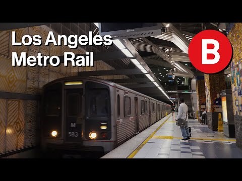 LA Metro Rail: B Line at Hollywood/Western and Universal City