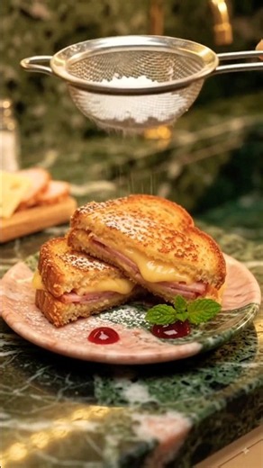 AMAZING Monte Cristo Sandwich Recipe #shorts #boost