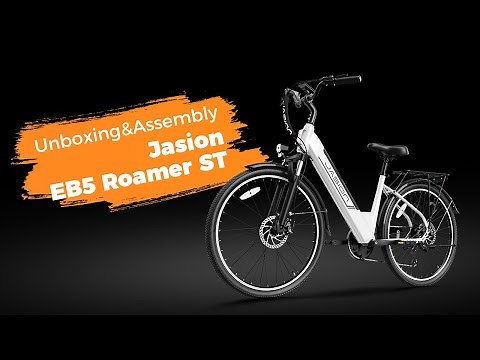JasionBike® EB5 Roamer ST Electric Bike Unbox & Assembly
