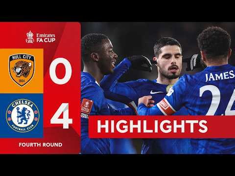 Chelsea progress past Tigers 🔵 | Hull City (0-4) Chelsea | Emirates FA Cup 2025-26